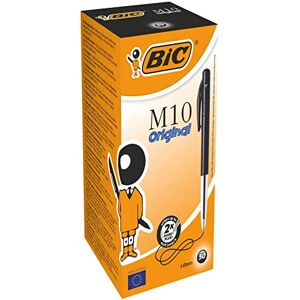 BIC Kuličkové pero M10 (1 mm) krabička à 50 kusů, černé BIC Kuličkové pero M10 (1 mm) krabička à 50 kusů, černé