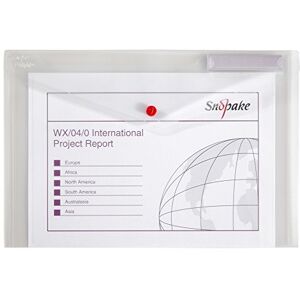 Snopake Klasická taška na dokumenty Polyfile Polypropylen Folio formát 5 kusů transparentní Snopake Klasická taška na dokumenty Polyfile Polypropylen Folio formát 5 kusů transparentní