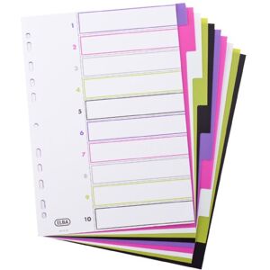 Oxford A4 plastový rejstřík myColour, prázdný, 10 listů, 10dílný, 20 kusů Oxford A4 plastový rejstřík myColour, prázdný, 10 listů, 10dílný, 20 kusů
