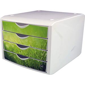 Helit H6129650 Zásuvkový box "the chameleon", 4 zásuvky, pro formát DIN A4, springtime, 1 kus Helit H6129650 Zásuvkový box "the chameleon", 4 zásuvky, pro formát DIN A4, springtime, 1 kus