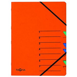 Pagna Desky Easy (složka, 7 přihrádek, 1 – 7) oranžový Pagna Desky Easy (složka, 7 přihrádek, 1 – 7) oranžový