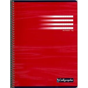 Clairefontaine Calligraphe 360C poznámkový blok / sešit kaligrafický s dvojitou spirálovou vazbou DIN A4+ 24 x 32 cm, 90 listů, francouzské linkování, 70 g, barevně tříděné, 1 kus Clairefontaine Calligraphe 360C poznámkový blok / sešit kaligrafický s dvojitou spirálovou vazbou DIN A4+ 24 x 32 cm, 90 listů, francouzské linkování, 70 g, barevně tříděné, 1 kus
