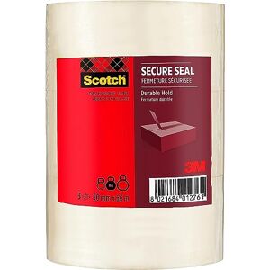 Scotch Balicí lepicí páska pro bezpečné uzavření, transparentní, 50 mm x 66 m, 3 role/balení Scotch Balicí lepicí páska pro bezpečné uzavření, transparentní, 50 mm x 66 m, 3 role/balení
