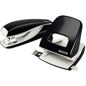 Leitz Kancelářská sešívačka a sada děrovaček, pro 30 listů, ergonomický design, černá, série NeXXt, 50950095 Leitz Kancelářská sešívačka a sada děrovaček, pro 30 listů, ergonomický design, černá, série NeXXt, 50950095