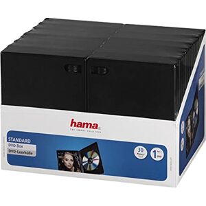 Hama Obaly na DVD (také vhodné pro CD a Blu-rays, s fólií pro zasunutí krytu) balení 30 kusů, černá Hama Obaly na DVD (také vhodné pro CD a Blu-rays, s fólií pro zasunutí krytu) balení 30 kusů, černá