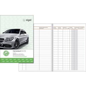 Sigel FA513 kniha jízd A5, 64 stran pro časté řidiče max. 540 jízd pro Německo a Rakousko, uznáno finančním úřadem pro přesné oddělení obchodních a soukromých jízd. Sigel FA513 kniha jízd A5, 64 stran pro časté řidiče max. 540 jízd pro Německo a Rakousko, uznáno finančním úřadem pro přesné oddělení obchodních a soukromých jízd.