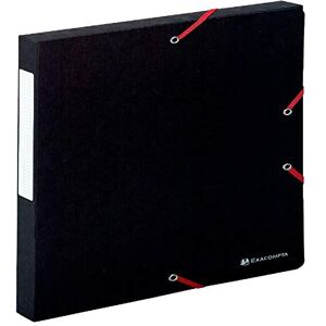 Exacompta 50701E 1 Box na sešity s gumovými pásky Scotten z reliéfního lesklého kartonu 600g/m2 záda 2,5 cm rozměry 25 x 33 cm pro dokumenty A4 Barva černá se dodává smontovaná Exacompta 50701E 1 Box na sešity s gumovými pásky Scotten z reliéfního lesklého kartonu 600g/m2 záda 2,5 cm rozměry 25 x 33 cm pro dokumenty A4 Barva černá se dodává smontovaná