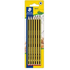 Staedtler Tužka Noris 120, Made from Upcycled Wood, stupeň tvrdosti HB, protiskluzový měkký povrch, vysoká pevnost v knize, vysoká kvalita Made in Germany, blistrová karta s 6 kusy, 120-2BK6DA Staedtler Tužka Noris 120, Made from Upcycled Wood, stupeň tvrdosti HB, protiskluzový měkký povrch, vysoká pevnost v knize, vysoká kvalita Made in Germany, blistrová karta s 6 kusy, 120-2BK6DA