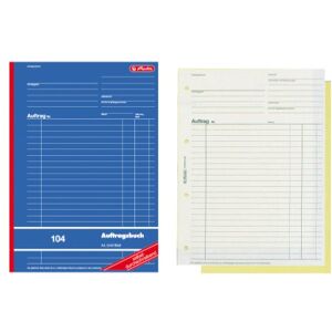 Herlitz Kniha objednávek 104 A4, 40 listů vždy s propisovacím papírem, propisující Herlitz Kniha objednávek 104 A4, 40 listů vždy s propisovacím papírem, propisující