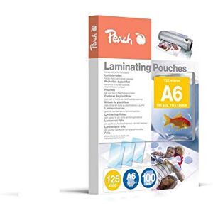 Peach Laminovací fólie A6-125 mic 100 kapes lesklá prémiová kvalita pro nejlepší laminovací výsledky kompatibilní s přístroji všech značkových výrobců PP525-04 Peach Laminovací fólie A6-125 mic 100 kapes lesklá prémiová kvalita pro nejlepší laminovací výsledky kompatibilní s přístroji všech značkových výrobců PP525-04