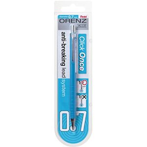 Pentel ORENZ PP507 mechanická tužka s technologií proti prasknutí tuhy, 0,7 mm, stupeň tvrdosti B, světle modrá (1 kus) Pentel ORENZ PP507 mechanická tužka s technologií proti prasknutí tuhy, 0,7 mm, stupeň tvrdosti B, světle modrá (1 kus)