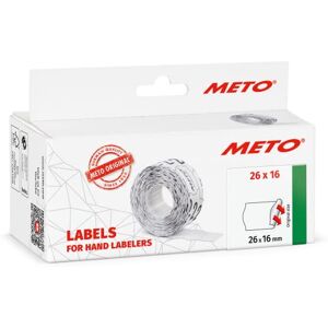 Meto Etikety pro cenovky (26 x 16 mm, 2 řádky, 6 000 kusů, bílé, permanentní, cenové etikety pro , Contact, Sato, Avery, Tovel, Samark atd.) Meto Etikety pro cenovky (26 x 16 mm, 2 řádky, 6 000 kusů, bílé, permanentní, cenové etikety pro , Contact, Sato, Avery, Tovel, Samark atd.)