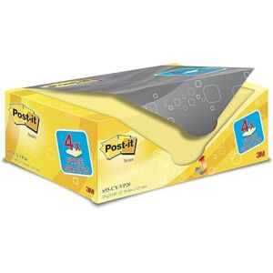 Post-it Poznámky kanárská žlutá, výhodné balení s 16 bloky + 4 zdarma, 100 listů na blok, 76 mm x 127 mm, barva: Žlutá Samolepicí poznámkový blok na poznámky, seznamy úkolů a vzpomínky Post-it Poznámky kanárská žlutá, výhodné balení s 16 bloky + 4 zdarma, 100 listů na blok, 76 mm x 127 mm, barva: Žlutá Samolepicí poznámkový blok na poznámky, seznamy úkolů a vzpomínky