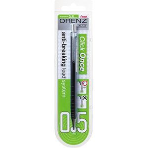 Pentel ORENZ PP505 mechanická tužka s technologií proti prasknutí tuhy, 0,5 mm, stupeň tvrdosti B, černá (1 kus) Pentel ORENZ PP505 mechanická tužka s technologií proti prasknutí tuhy, 0,5 mm, stupeň tvrdosti B, černá (1 kus)