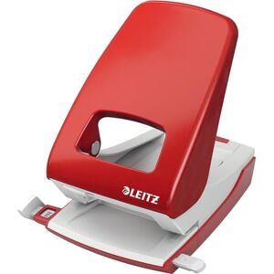 Leitz Silná kancelářská děrovačka z kovu, na 40 listů, kolejnice s údaji o formátu, ergonomický design, černý, 51380095 Leitz Silná kancelářská děrovačka z kovu, na 40 listů, kolejnice s údaji o formátu, ergonomický design, černý, 51380095