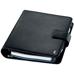 Avery Chronoplan 50101 doplňovací termínový plánovač / organizér / diář složka z prémiové hovězí kůže nappa (formát A5 (220 x 240 mm) se sponou, kroužková vazba, bez kalendária) černý Avery Chronoplan 50101 doplňovací termínový plánovač / organizér / diář složka z prémiové hovězí kůže nappa (formát A5 (220 x 240 mm) se sponou, kroužková vazba, bez kalendária) černý
