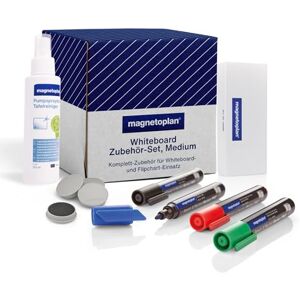 magnetoplan Magnetic Whiteboard Accessory Kit Mini – 4 x popisovač Whiteboard Cleaner sprej & 4 x Magnetic, Teacher Essentials, Home Office Accessories, School Supplies magnetoplan Magnetic Whiteboard Accessory Kit Mini – 4 x popisovač Whiteboard Cleaner sprej & 4 x Magnetic, Teacher Essentials, Home Office Accessories, School Supplies