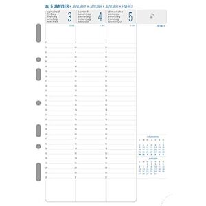 Exacompta Exatime Refill 21-28272E – Týden na 2 stranách s vertikální mřížkou – září 2023 až prosinec 2024 – 14,2 × 21 cm Exacompta Exatime Refill 21-28272E – Týden na 2 stranách s vertikální mřížkou – září 2023 až prosinec 2024 – 14,2 × 21 cm