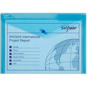 Snopake Dokumententasche Polyfile/12838X A4 blau PP Inh.5 Snopake Dokumententasche Polyfile/12838X A4 blau PP Inh.5