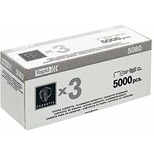 Rapid 20993701 kazeta se sponkami 5080, pro elektrickou sešívačku 5080e, 3 x 5000 kusů Rapid 20993701 kazeta se sponkami 5080, pro elektrickou sešívačku 5080e, 3 x 5000 kusů
