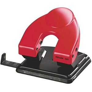 Leitz 177017 Locher D25, für 25 Blatt, mit Anschlagschiene, rot Leitz 177017 Locher D25, für 25 Blatt, mit Anschlagschiene, rot