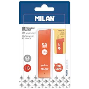 MILAN Blister Un Tubo De 120 Minas De Recambio 0, 5mm HB MILAN Blister Un Tubo De 120 Minas De Recambio 0, 5mm HB