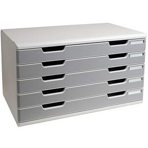 Exacompta 322041D Zásuvkový box a odkládací systém Modulo DIN A3 s 5 zásuvkami 350 x 576 x 320 mm odolný box se zásuvkami s vysokou kapacitou pro více místa světle šedá / kamenná šedá Exacompta 322041D Zásuvkový box a odkládací systém Modulo DIN A3 s 5 zásuvkami 350 x 576 x 320 mm odolný box se zásuvkami s vysokou kapacitou pro více místa světle šedá / kamenná šedá