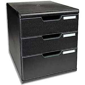 Exacompta 325414D odkládací box Modulo se 3 zásuvkami pro dokumenty DIN A4+. Odolný box se zásuvkami s vysokou kapacitou pro více místa stohovatelný modrý anděl černý Exacompta 325414D odkládací box Modulo se 3 zásuvkami pro dokumenty DIN A4+. Odolný box se zásuvkami s vysokou kapacitou pro více místa stohovatelný modrý anděl černý