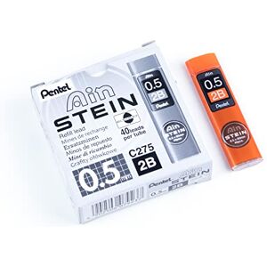 Pentel Ain STEIN C275 jemné tuhy, 40 náplní v jedné dóze, 0,5 mm, stupeň tvrdosti 2B (12 plechovek) Pentel Ain STEIN C275 jemné tuhy, 40 náplní v jedné dóze, 0,5 mm, stupeň tvrdosti 2B (12 plechovek)