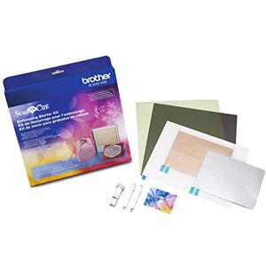 Brother ScanNCut Embossing Starter Kit CAEBSKIT1, sada příslušenství s podložkou, nářadím, kovovými plechy a 50 ražebními vzory pro DIY řezací stroj Brother ScanNCut Embossing Starter Kit CAEBSKIT1, sada příslušenství s podložkou, nářadím, kovovými plechy a 50 ražebními vzory pro DIY řezací stroj