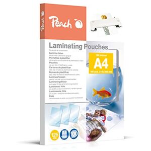 Peach Laminovací fólie A4-125 mic 100 kapes lesklá prémiová kvalita pro nejlepší laminovací výsledky vhodné pro všechny laminovací přístroje PP525-02 Peach Laminovací fólie A4-125 mic 100 kapes lesklá prémiová kvalita pro nejlepší laminovací výsledky vhodné pro všechny laminovací přístroje PP525-02