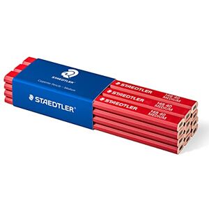 Staedtler Tužka Zimmermann, oválná osmihranná, stupeň tvrdosti střední, šířka linky 1–2 mm, nešpičatá, 175 mm dlouhá, vysoká kvalita, ideální pro průmysl a řemeslo, 12 tužek, 148 40 Staedtler Tužka Zimmermann, oválná osmihranná, stupeň tvrdosti střední, šířka linky 1–2 mm, nešpičatá, 175 mm dlouhá, vysoká kvalita, ideální pro průmysl a řemeslo, 12 tužek, 148 40