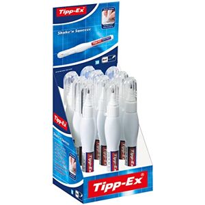 BIC Tipp-Ex Korekční tužka Shake´n Squeeze, s kovovým hrotem, 10 x 8 ml, ideální do kanceláře, domácí kanceláře nebo do školy BIC Tipp-Ex Korekční tužka Shake´n Squeeze, s kovovým hrotem, 10 x 8 ml, ideální do kanceláře, domácí kanceláře nebo do školy