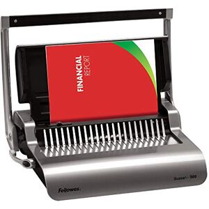 Fellowes Quasar+ 500 plastový vázací přístroj s funkcí měření dokumentů, vázací výkon 500 listů, razicí výkon 22 listů, antracit Fellowes Quasar+ 500 plastový vázací přístroj s funkcí měření dokumentů, vázací výkon 500 listů, razicí výkon 22 listů, antracit
