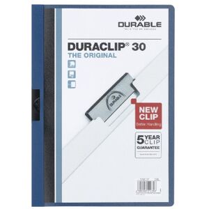 Durable Upínací desky Duraclip Original 30 (pro 1-30 listů A4), 25 kusů, tmavě modrá, 220007 Durable Upínací desky Duraclip Original 30 (pro 1-30 listů A4), 25 kusů, tmavě modrá, 220007