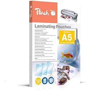 Peach Laminovací fólie A5-125 mic 100 kapes lesklá prémiová kvalita pro nejlepší laminovací výsledky kompatibilní s přístroji všech značkových výrobců PP525-03 Peach Laminovací fólie A5-125 mic 100 kapes lesklá prémiová kvalita pro nejlepší laminovací výsledky kompatibilní s přístroji všech značkových výrobců PP525-03