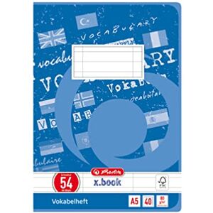 Herlitz Slovník x.book A5, linkování 54, 3 sloupce, 40 listů, 5 kusů Herlitz Slovník x.book A5, linkování 54, 3 sloupce, 40 listů, 5 kusů