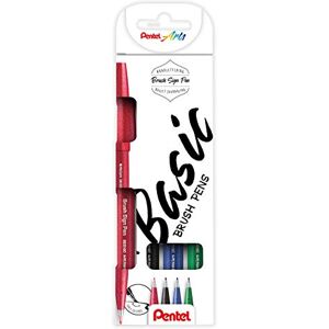 Pentel Sign Pen Brush Touch 4dílná sada, tříděné, fixy s hrotem podobným štětci, zelená Pentel Sign Pen Brush Touch 4dílná sada, tříděné, fixy s hrotem podobným štětci, zelená