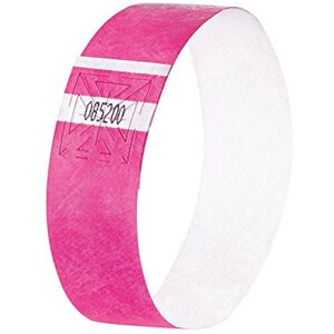 Sigel EB210 vstupní pásky Super Soft, 120 kusů, neonově růžové, festivalové náramky Sigel EB210 vstupní pásky Super Soft, 120 kusů, neonově růžové, festivalové náramky