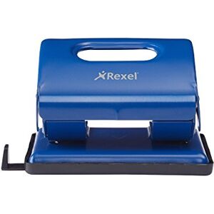Rexel 2100762 dvojitý děrovač z kovu, robustní, 20 listů, modrý Rexel 2100762 dvojitý děrovač z kovu, robustní, 20 listů, modrý