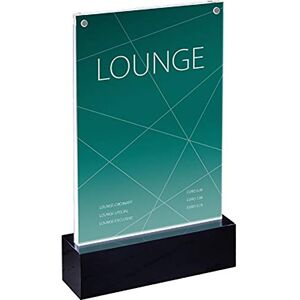 Sigel TA422 Osvětlený LED stolní stojan A5, vysoce kvalitní průhledný akryl s černým podstavcem – vhodný pro gastronomii a akce, reklamní stojany Sigel TA422 Osvětlený LED stolní stojan A5, vysoce kvalitní průhledný akryl s černým podstavcem – vhodný pro gastronomii a akce, reklamní stojany