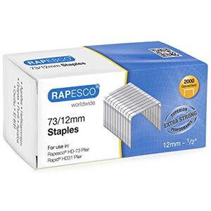 Rapesco 1261 Typ 73/12 mm Verzinkte Robuste Heftklammern, 2000 Stück Rapesco 1261 Typ 73/12 mm Verzinkte Robuste Heftklammern, 2000 Stück