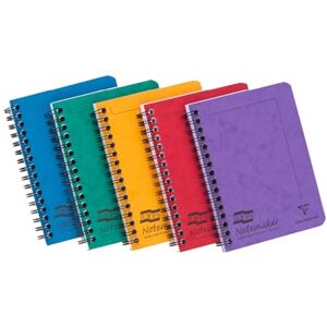 Clairefontaine 482/1138Z balení s 10 poznámkovými sešity, se spirálovou vazbou Notemaker Evropa 60 listů mikroperforované 10,5 x 14,8 cm 90 g linkované, barevně tříděné, 10 kusů Clairefontaine 482/1138Z balení s 10 poznámkovými sešity, se spirálovou vazbou Notemaker Evropa 60 listů mikroperforované 10,5 x 14,8 cm 90 g linkované, barevně tříděné, 10 kusů