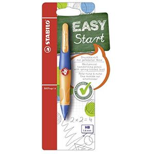 STABILO Ergonomická tužka pro praváky EASYergo 1.4 v ultramarínově modré / neonově oranžové vč. 3 tenkých náplní stupeň tvrdosti HB STABILO Ergonomická tužka pro praváky EASYergo 1.4 v ultramarínově modré / neonově oranžové vč. 3 tenkých náplní stupeň tvrdosti HB