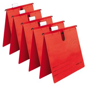 Herlitz A4 závěsné desky UniReg obchodní, balení po 5 kusech, barva červená Herlitz A4 závěsné desky UniReg obchodní, balení po 5 kusech, barva červená