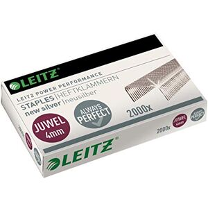Leitz Juwel sponky 4 mm, box s 2000 kusů, nová stříbro, 56410000 Leitz Juwel sponky 4 mm, box s 2000 kusů, nová stříbro, 56410000