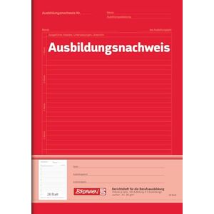 BRUNNEN 1042574 Školní sešit doklad o vzdělání, A4, linkovaný, 28, červený BRUNNEN 1042574 Školní sešit doklad o vzdělání, A4, linkovaný, 28, červený