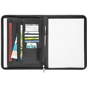 Wedo 5864301 Desky na konference Accento DIN A4 z umělé kůže, zip, vnější přihrádka, několik vnitřních přihrádek, včetně gumového poutka, včetně bloku na psaní, černé Wedo 5864301 Desky na konference Accento DIN A4 z umělé kůže, zip, vnější přihrádka, několik vnitřních přihrádek, včetně gumového poutka, včetně bloku na psaní, černé
