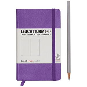 LEUCHTTURM1917 338742 Poznámkový blok Pocket (A6), tvrdý obal, čistý, fialový LEUCHTTURM1917 338742 Poznámkový blok Pocket (A6), tvrdý obal, čistý, fialový