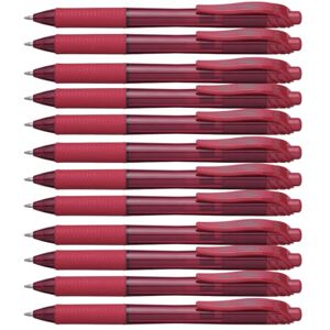 Pentel BL110-B EnerGel Hybrid kuličkové pero s tlakovou mechanikou 1,0 mm průměr kuličky = 0,5 mm tloušťka čáry, 12 kusů, červená Pentel BL110-B EnerGel Hybrid kuličkové pero s tlakovou mechanikou 1,0 mm průměr kuličky = 0,5 mm tloušťka čáry, 12 kusů, červená
